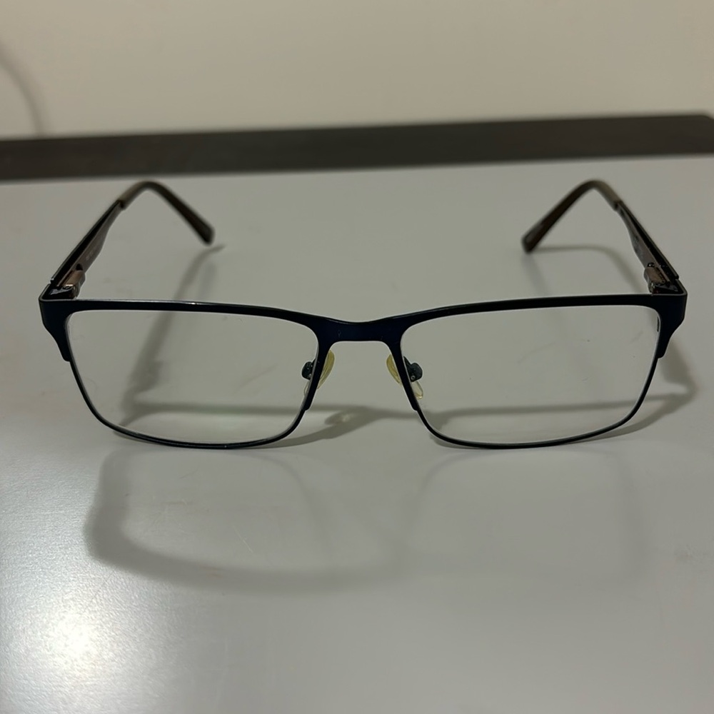 Robert Mitchell Men's Prescription Eyeglasses RM 7002 Navy 55-16 140
